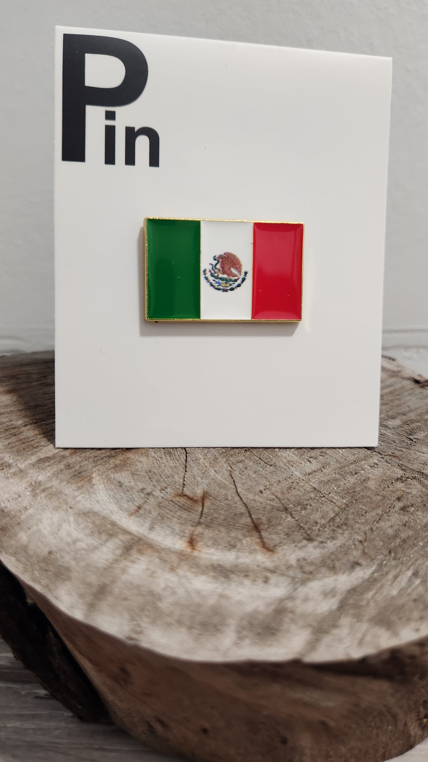 Bandera México Hat Pin