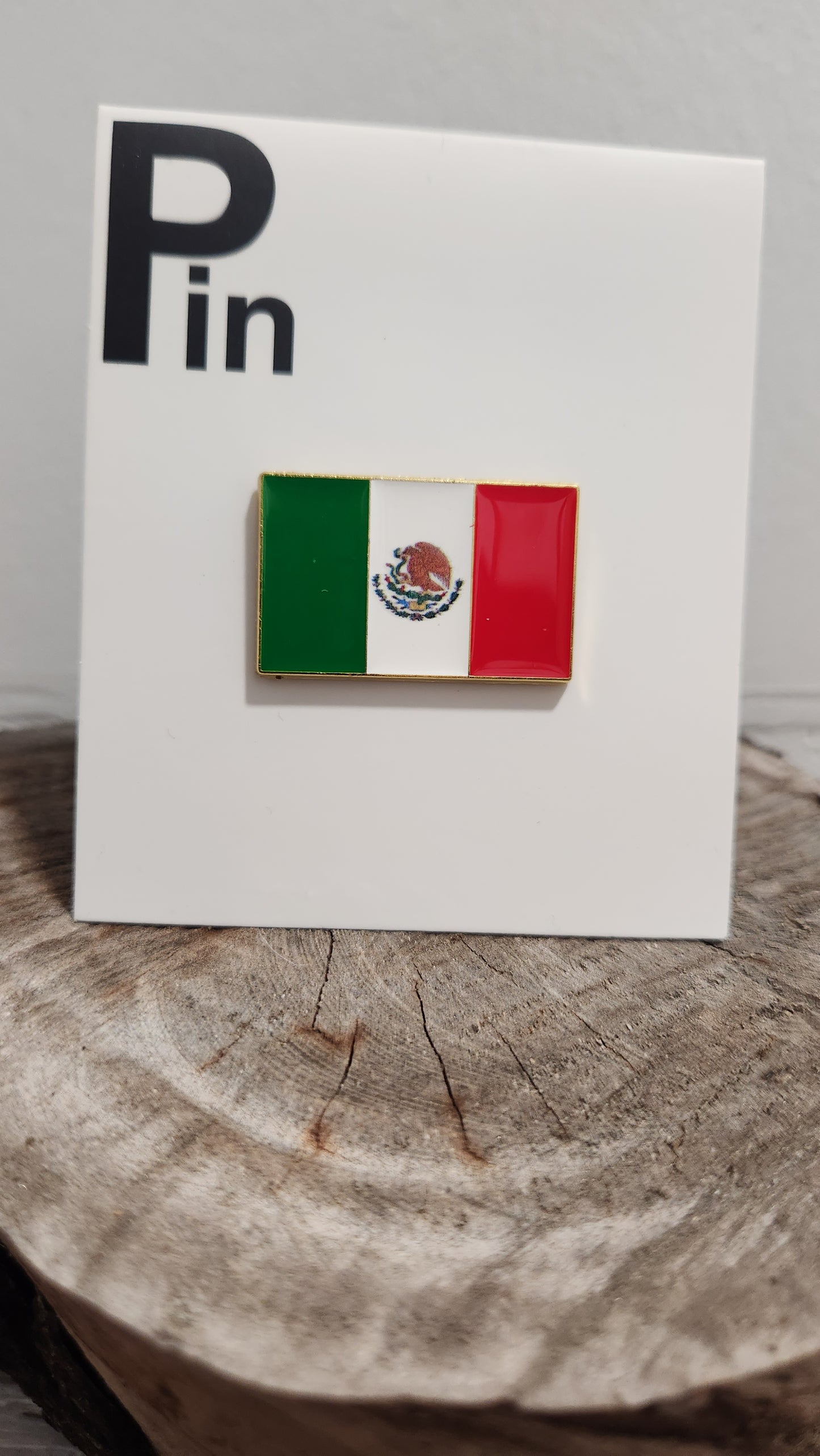 Bandera México Hat Pin