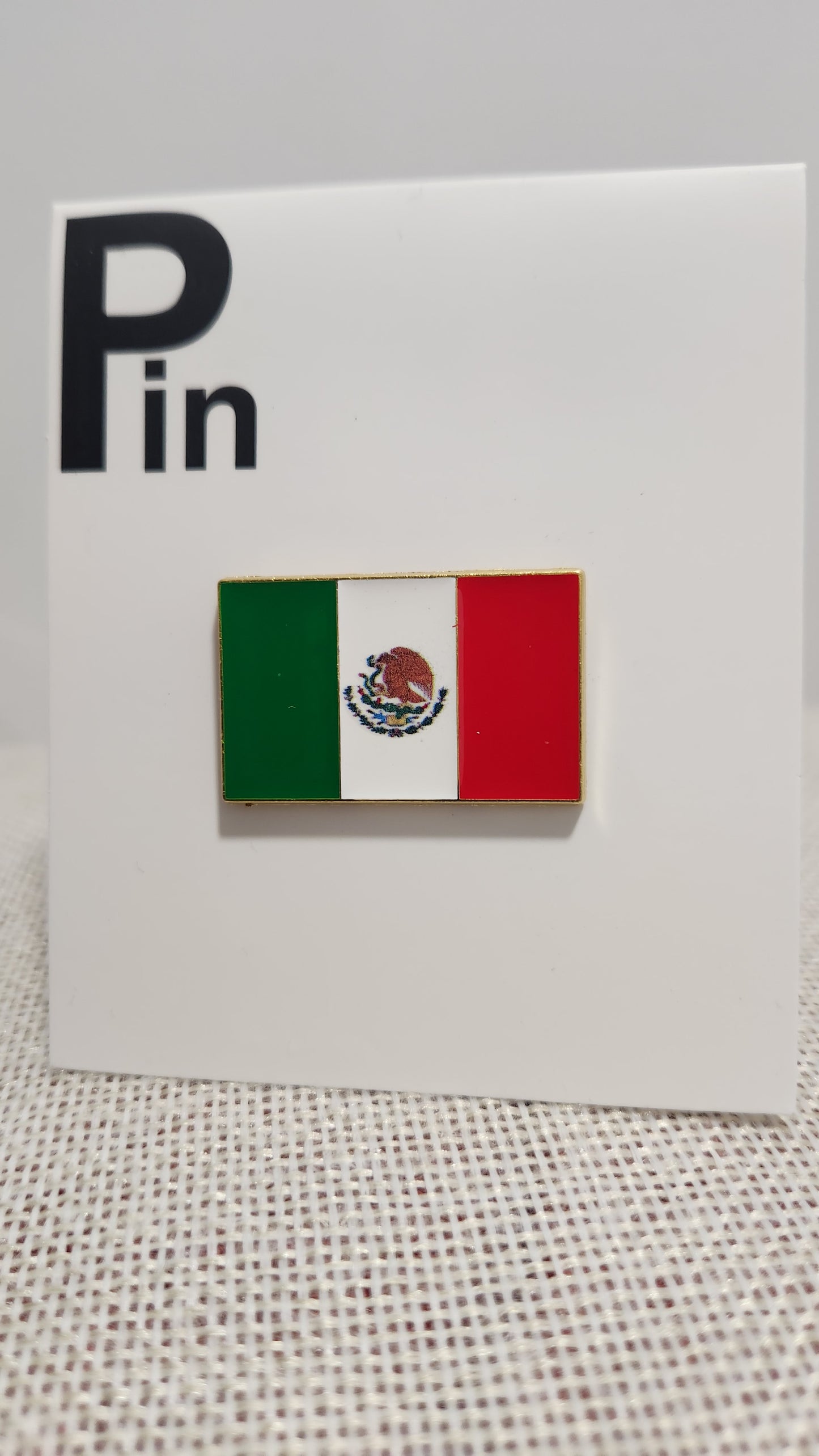 Bandera México Hat Pin