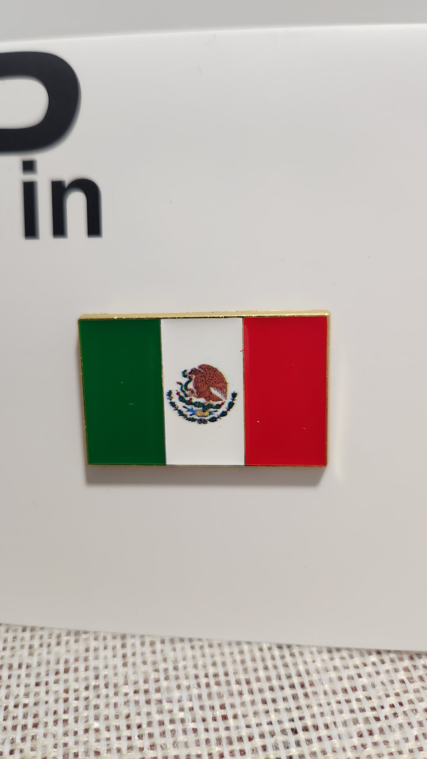 Bandera México Hat Pin