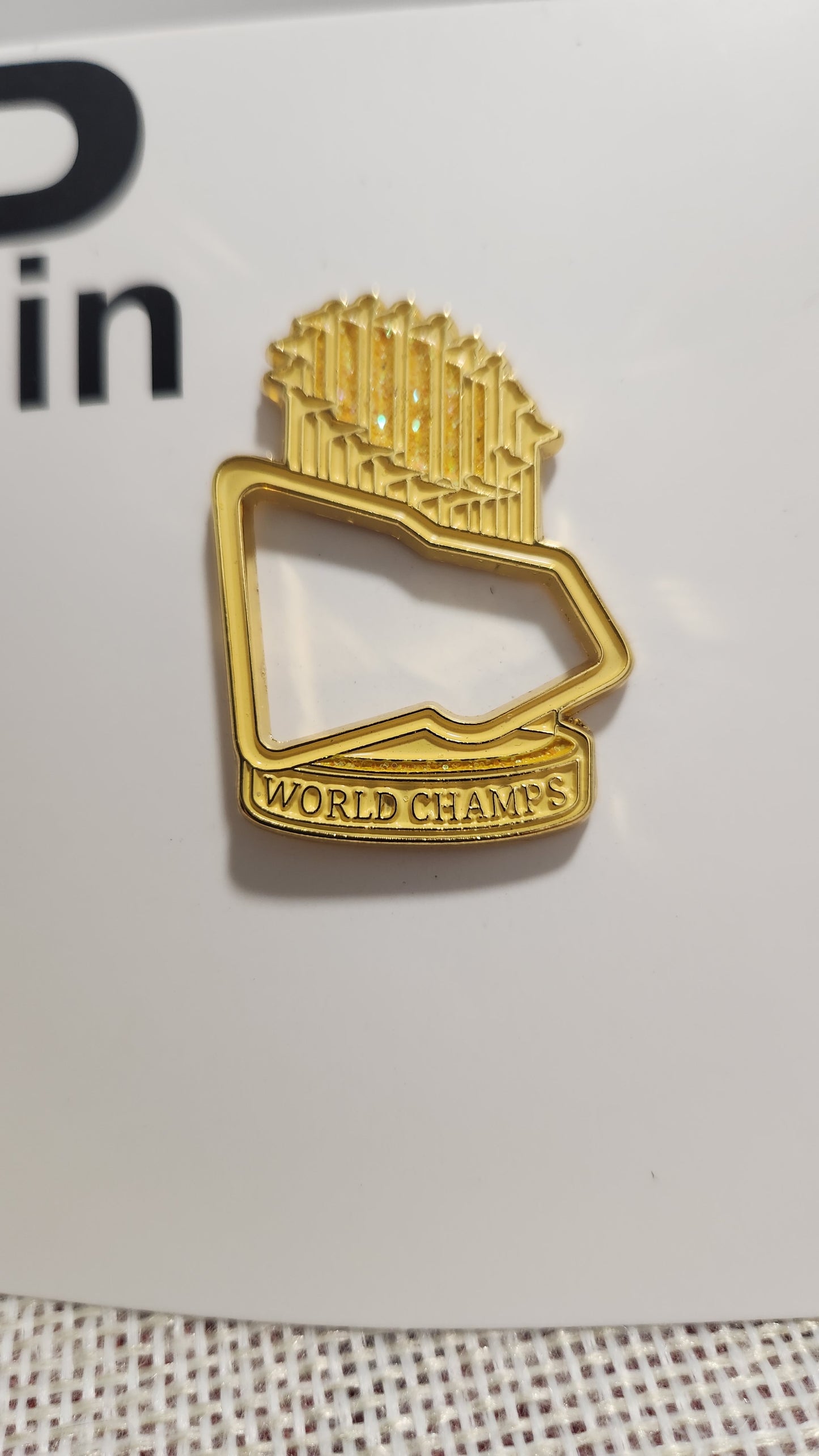 A World Champions Hat Pin