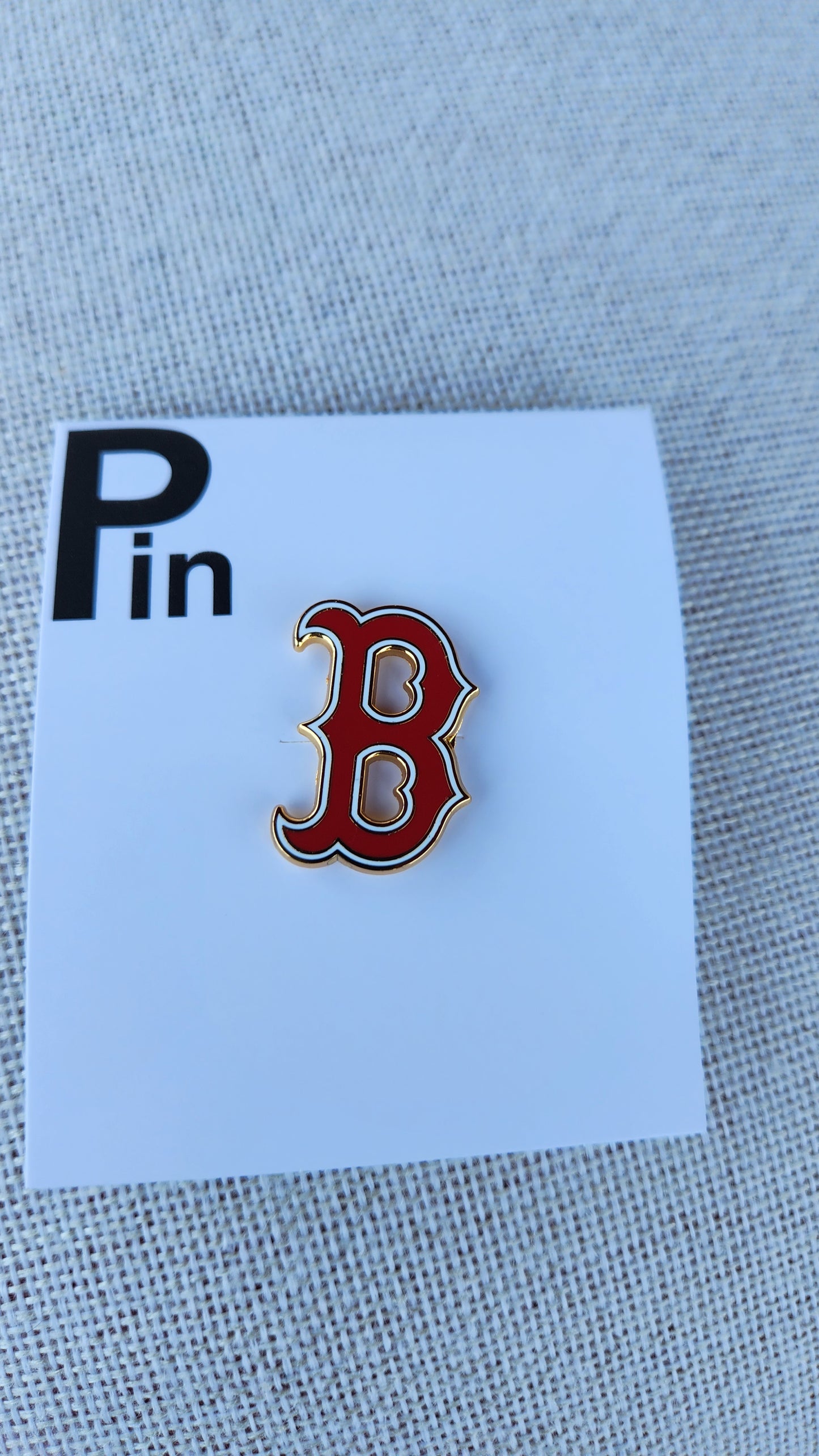 Boston Letter B Hat Pin