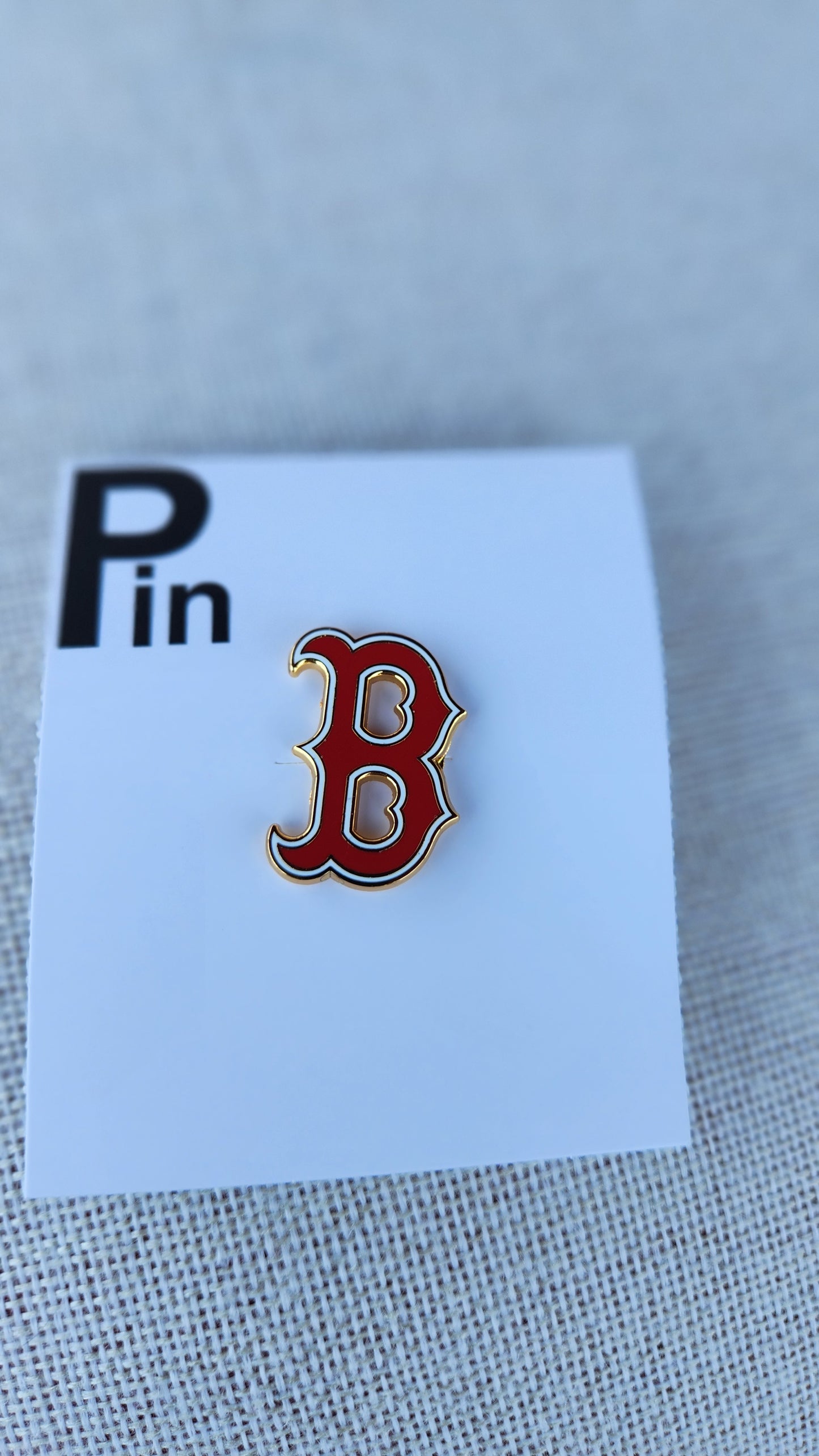 Boston Letter B Hat Pin