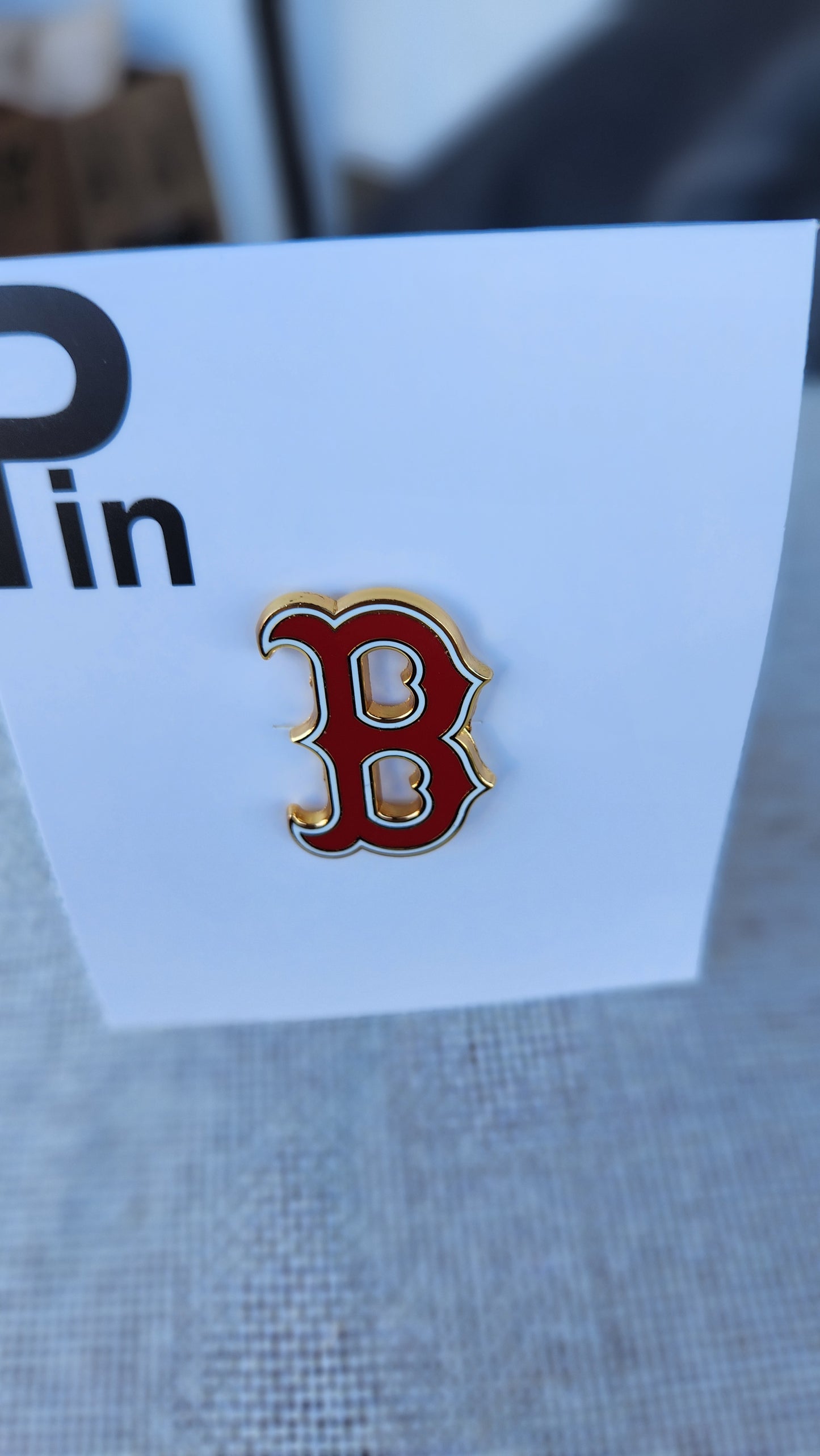 Boston Letter B Hat Pin