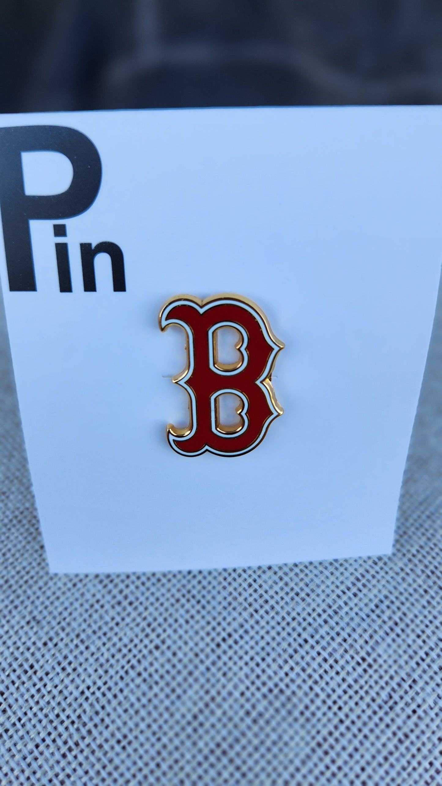 Boston Letter B Hat Pin