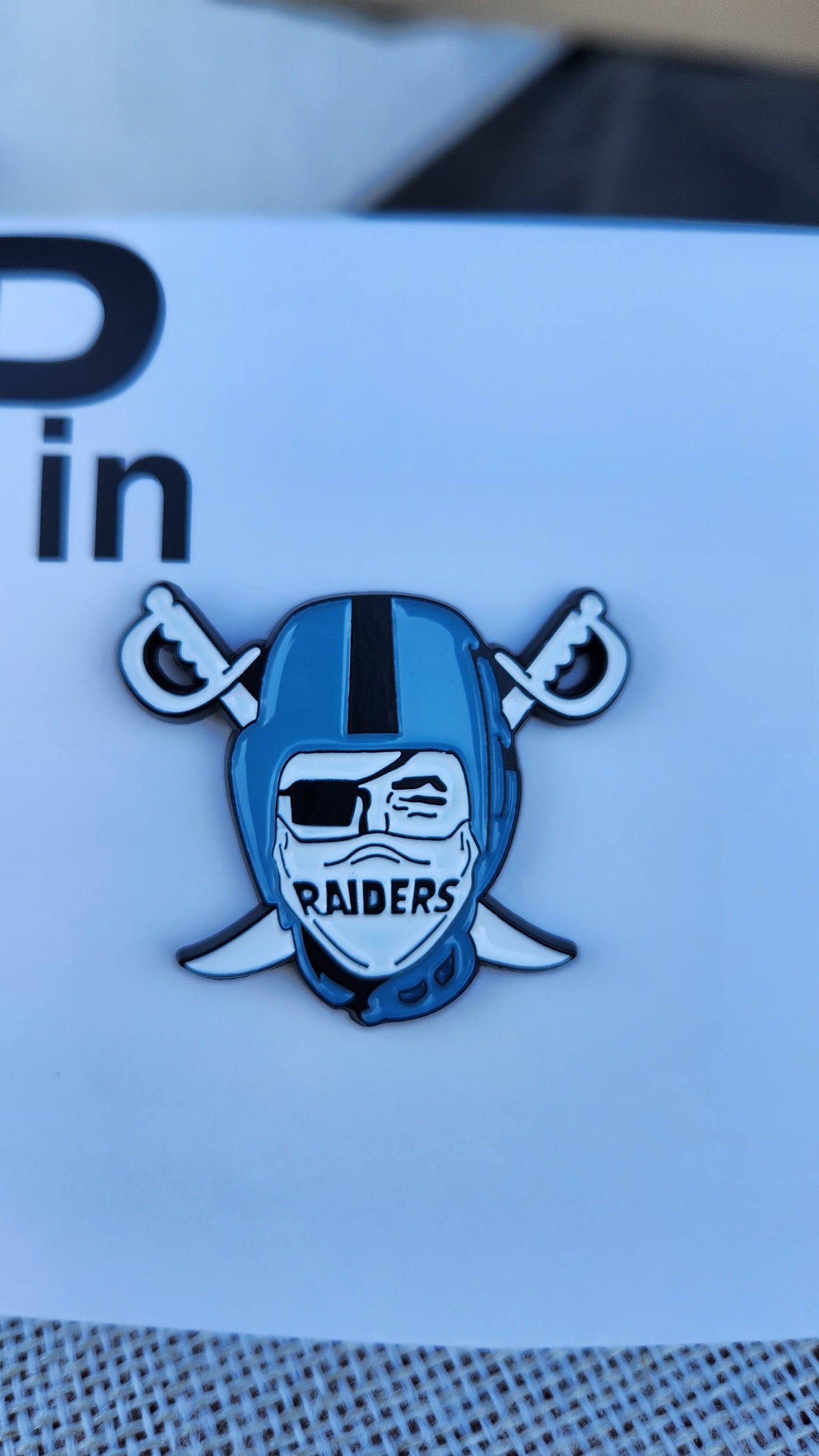 Raiders Hat Pin