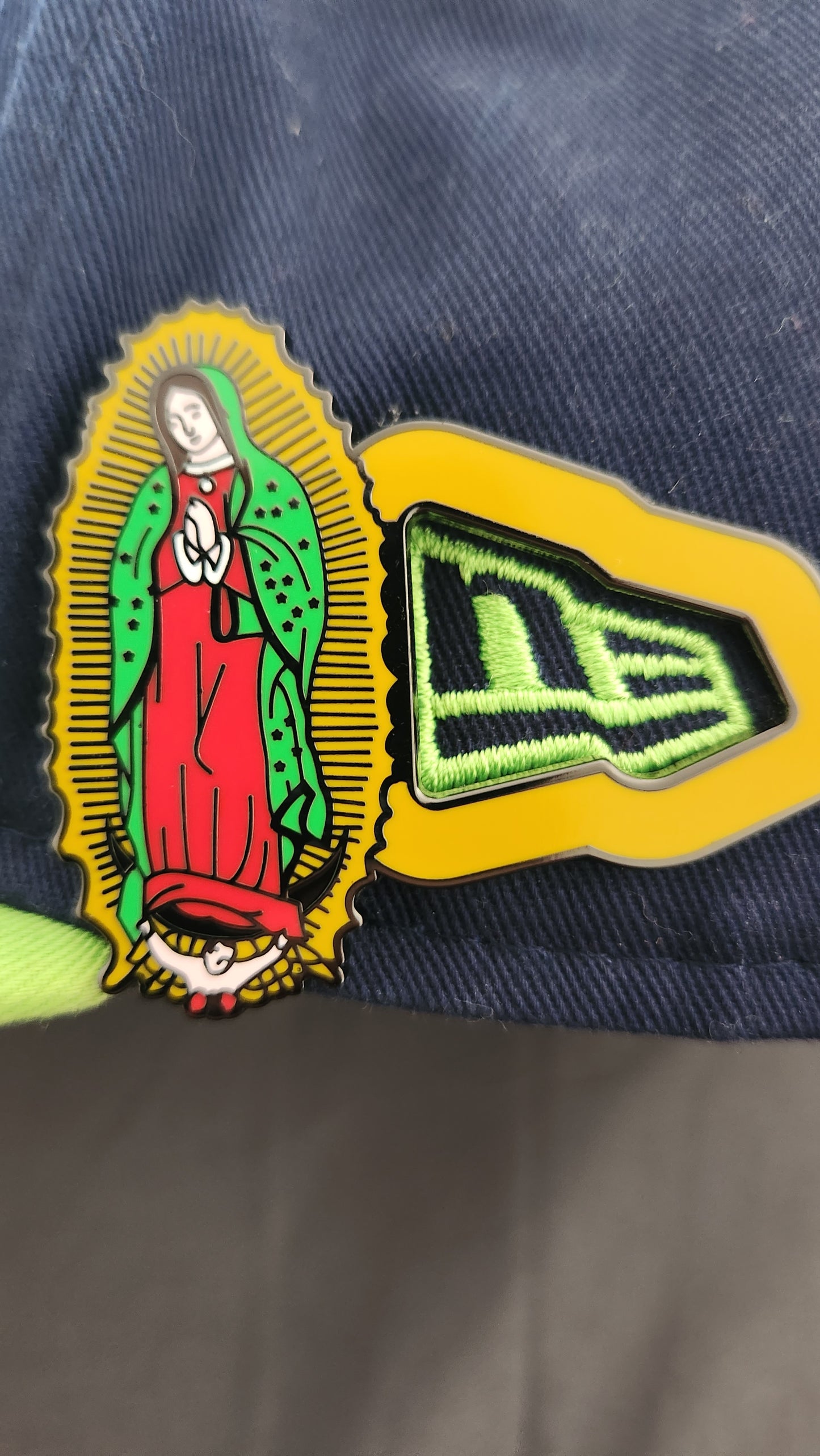 Newera Virgen de Guadalupe #2 Hat Pin