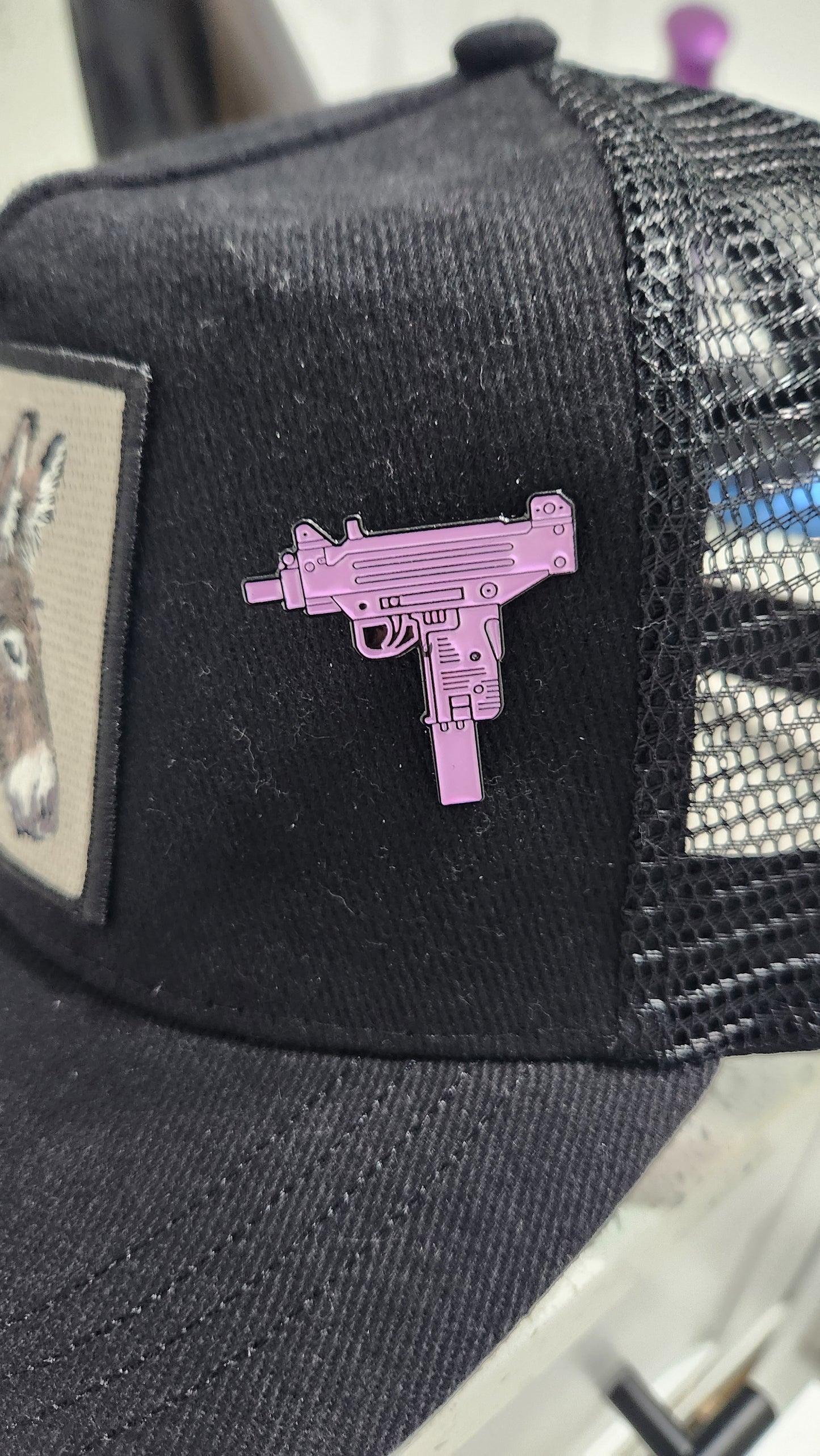 Pink Uzi Hat pin 📌